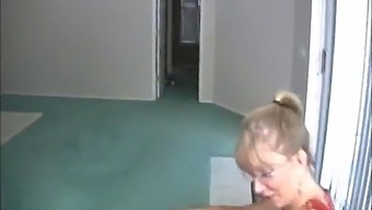 A Mature Woman Receives A Powerful Ejaculation During A Handjob