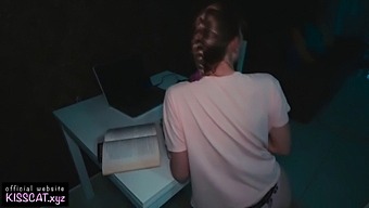Sis Tied Up For Porn Viewing, Stepbrother'S Pov