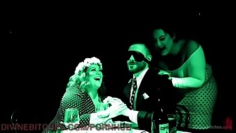 Two Stunning Curvy Women Dominate Their Submissive Partner In Anal And Kinky Play