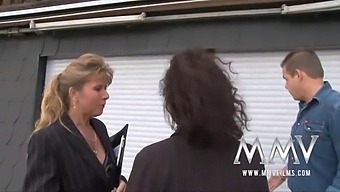 Amateur German Couple Learns From Professionals In Steamy Video