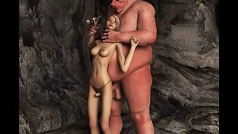 Giant Cocked Ogres Ejaculate On 3d Anime Babes