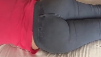 Amateur Babe Takes Milk In Her Tight Butt
