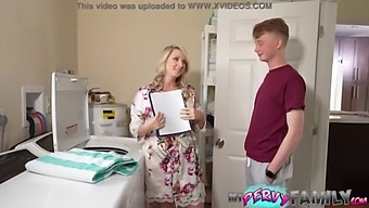 Stepmother Seduces Stepson With Her Natural Assets