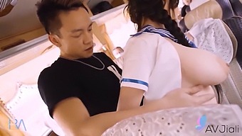 A Hot Taiwanese Babe Has A Wild Ride With A Stranger On The Bus