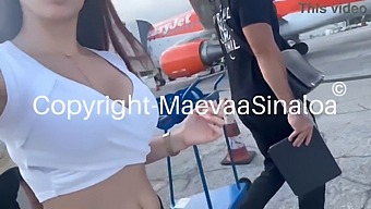 Maevaa Sinaloa Uventet Møte Med En Fremmed I Et Prøverom Fører Til Et Vilt Seksuelt Eventyr.