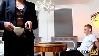 Russian Teacher Janine Hard'S Passionate Encounter With Student Martin Spell