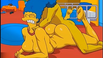 Marge, The Anal Housewife, Experiences Intense Pleasure As She Receives A Hot Load Of Cum In Her Ass And Squirts In All Directions. This Uncensored Toon Features Creampie, Foot Fetish, And Anime Elements.